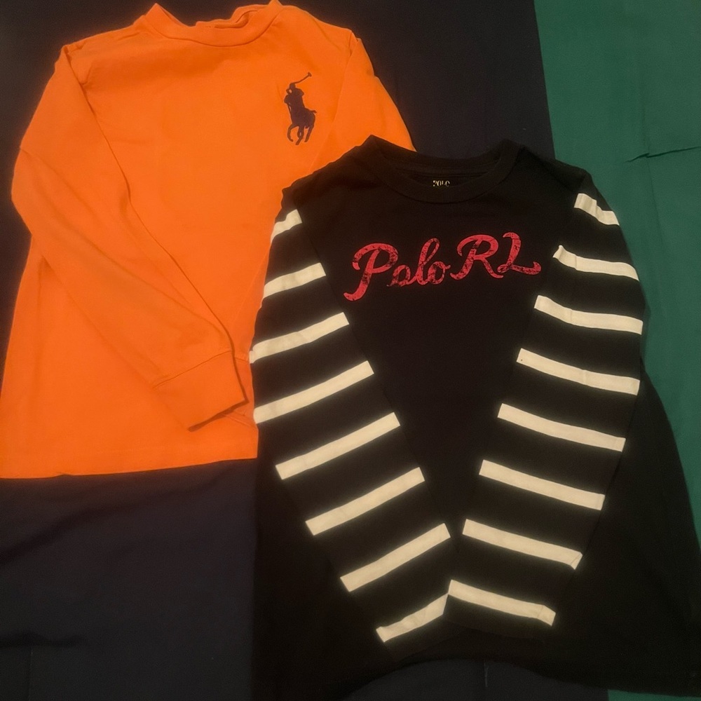 2 Polo long sleeve shirts